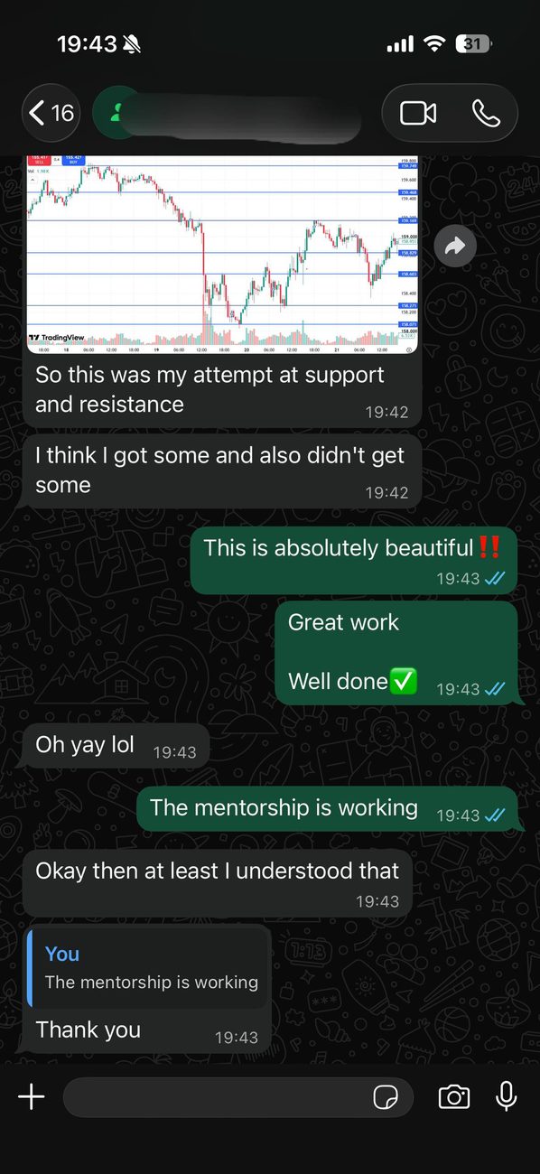 Student chat about the mentorship